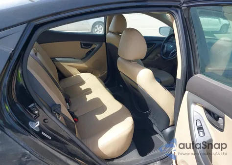 2013 Hyundai Elantra Limited from USA, damaged, VIN KMHDH4AE7DU605526